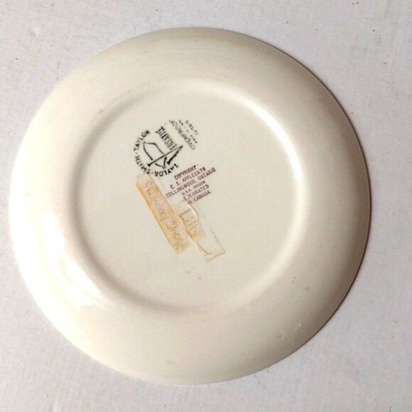 Vintage c1950s Children's‎ Ceramic Handled Cup and Saucer Prayer Grace Religious - Picture 7 of 12